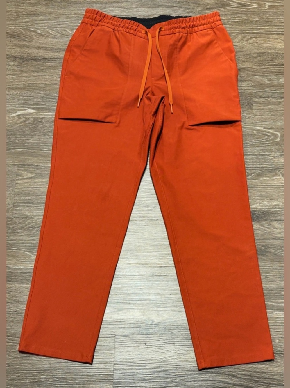 Lululemon Bowline Pant 30" Utilitech Aztec Brick Mens Orange Size L